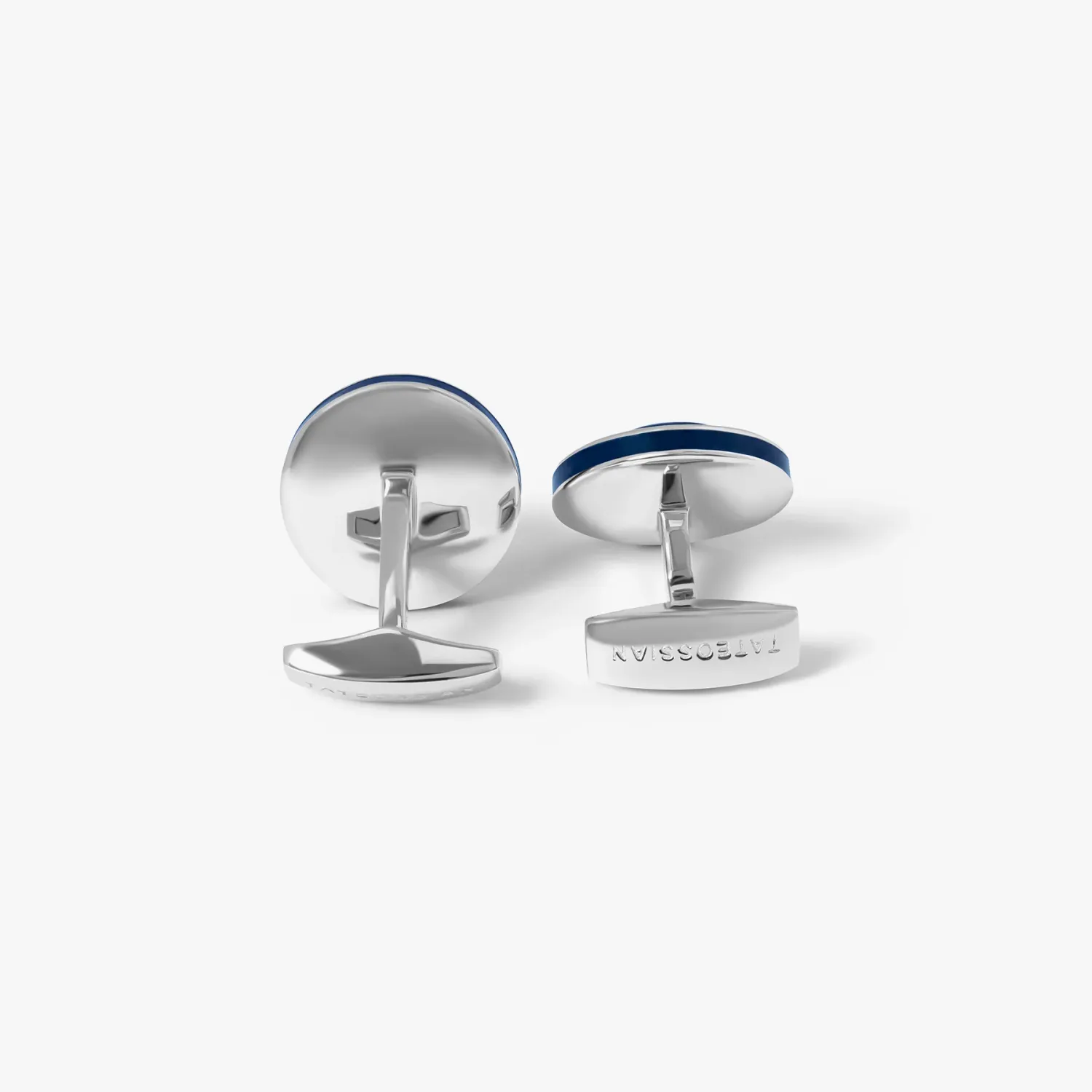 Butoni argint masiv Signature Round