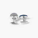 Butoni argint masiv Signature Round
