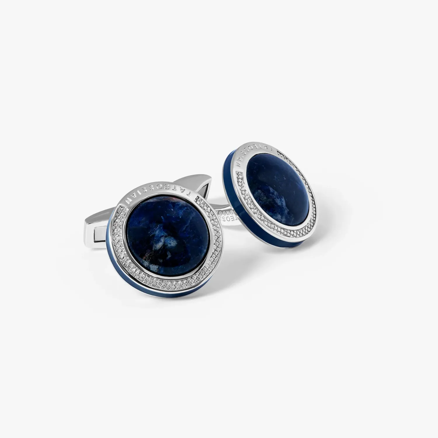 Butoni argint masiv Signature Round