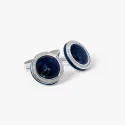 Butoni argint masiv Signature Round