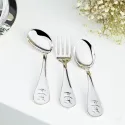 Set tacamuri copii argint masiv Classic Kikko