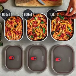 Set 3 caserole Black+Blum Mealprep