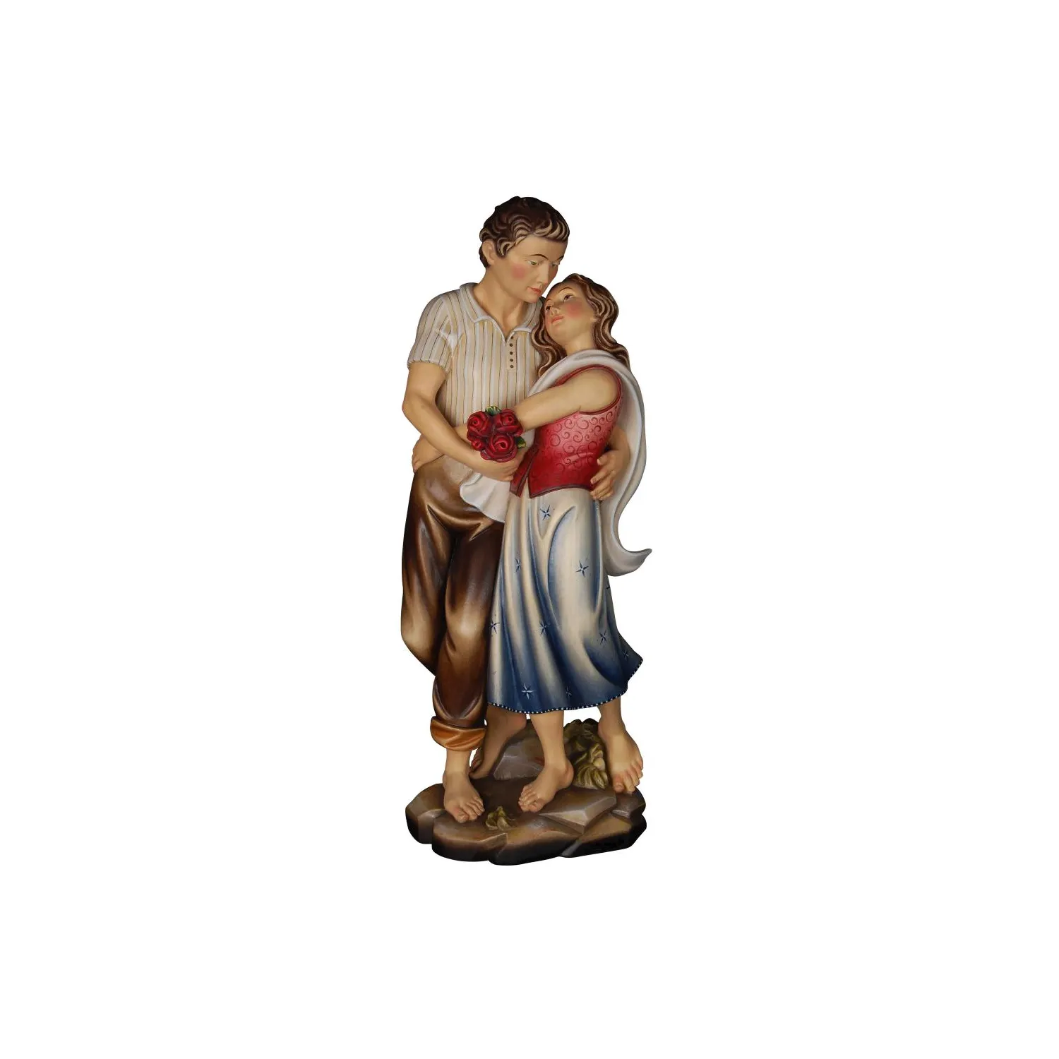 Statueta lemn "Indragostiti", 30cm