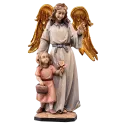 Statueta lemn "Fetiță ocrotită", 20cm
