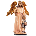 Statueta lemn "Băiețel ocrotit", 20cm