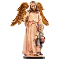 Statueta lemn "Băiețel ocrotit", 20cm