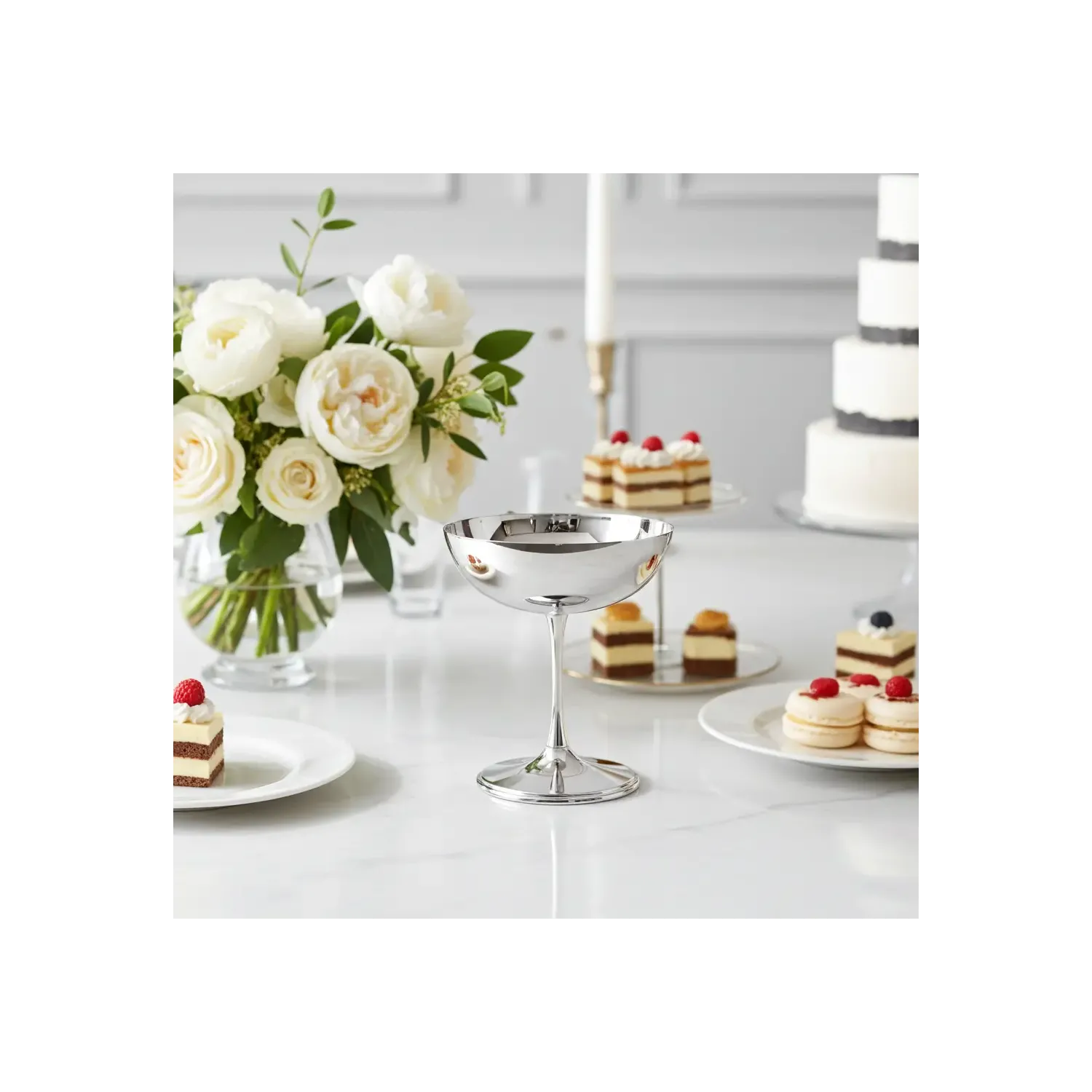 Pahar argint masiv AG925 Champagne