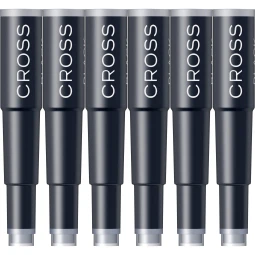 Set 6 rezerve cerneala Cross Black