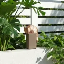 Statueta bronz si beton "Motan"