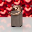 Statueta bronz si beton "Motan tolanit"