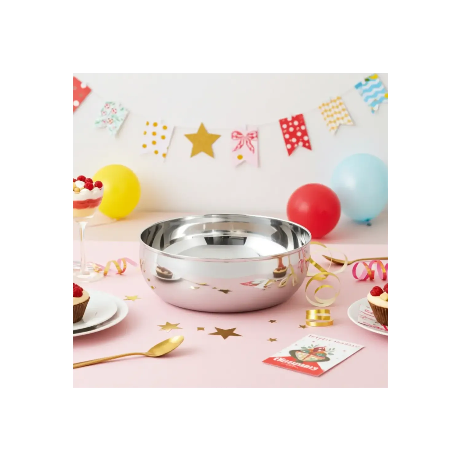 Castron argint masiv Smooth 16cm