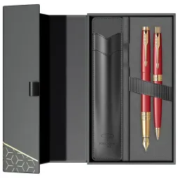 Set Pix si Stilou Parker Aster Ruby cu etui