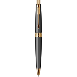 Set Pix si Stilou Parker Aster Gold cu etui mat