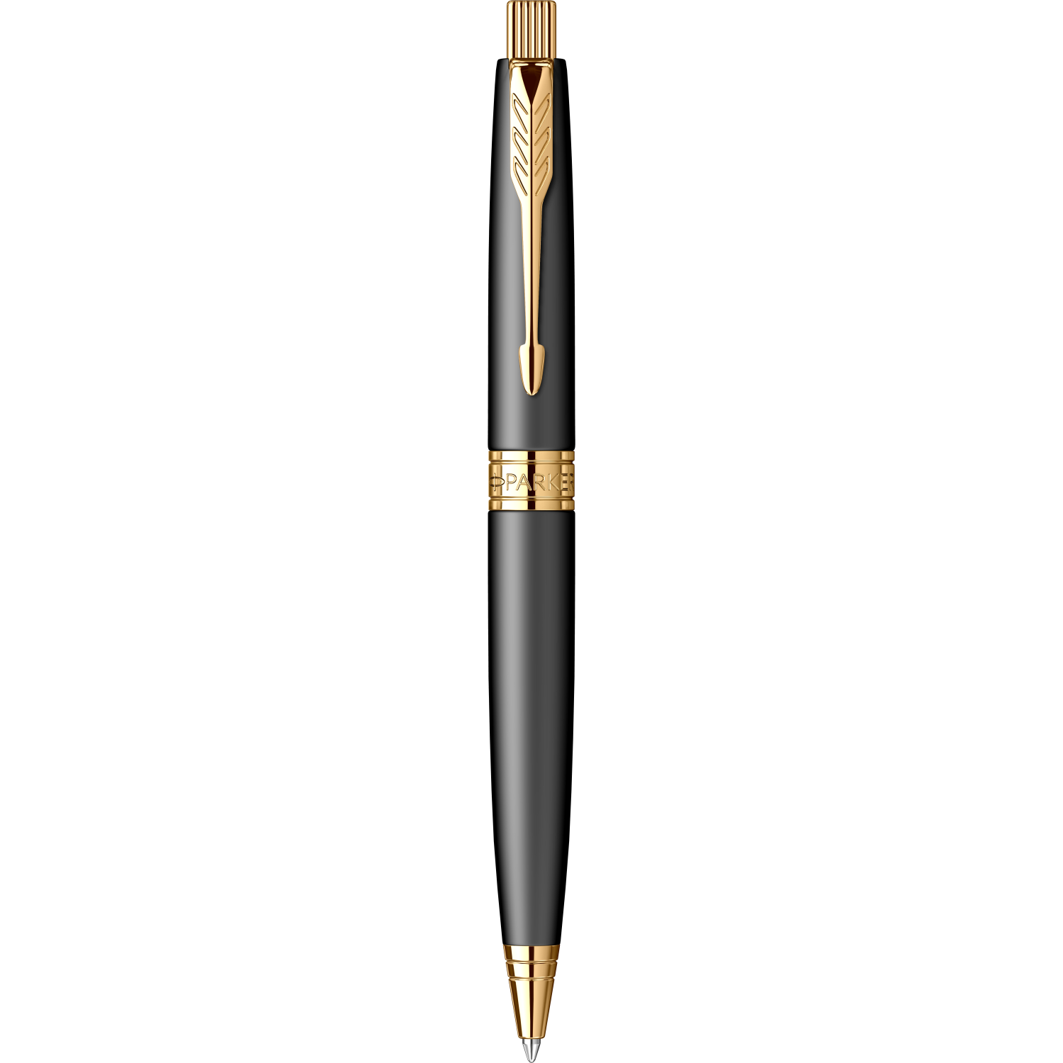 Set Pix si Stilou Parker Aster Gold cu etui mat