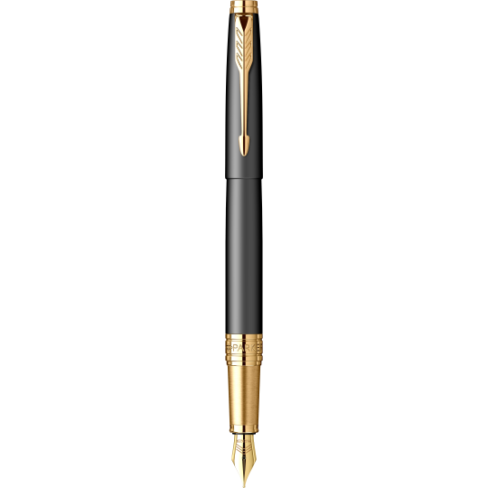 Set Pix si Stilou Parker Aster Gold cu etui mat
