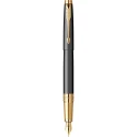 Set Pix si Stilou Parker Aster Gold cu etui mat