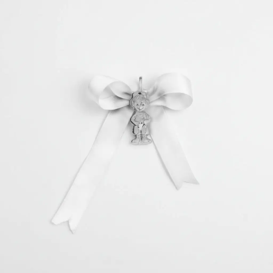 Accesoriu botez argint masiv baietel