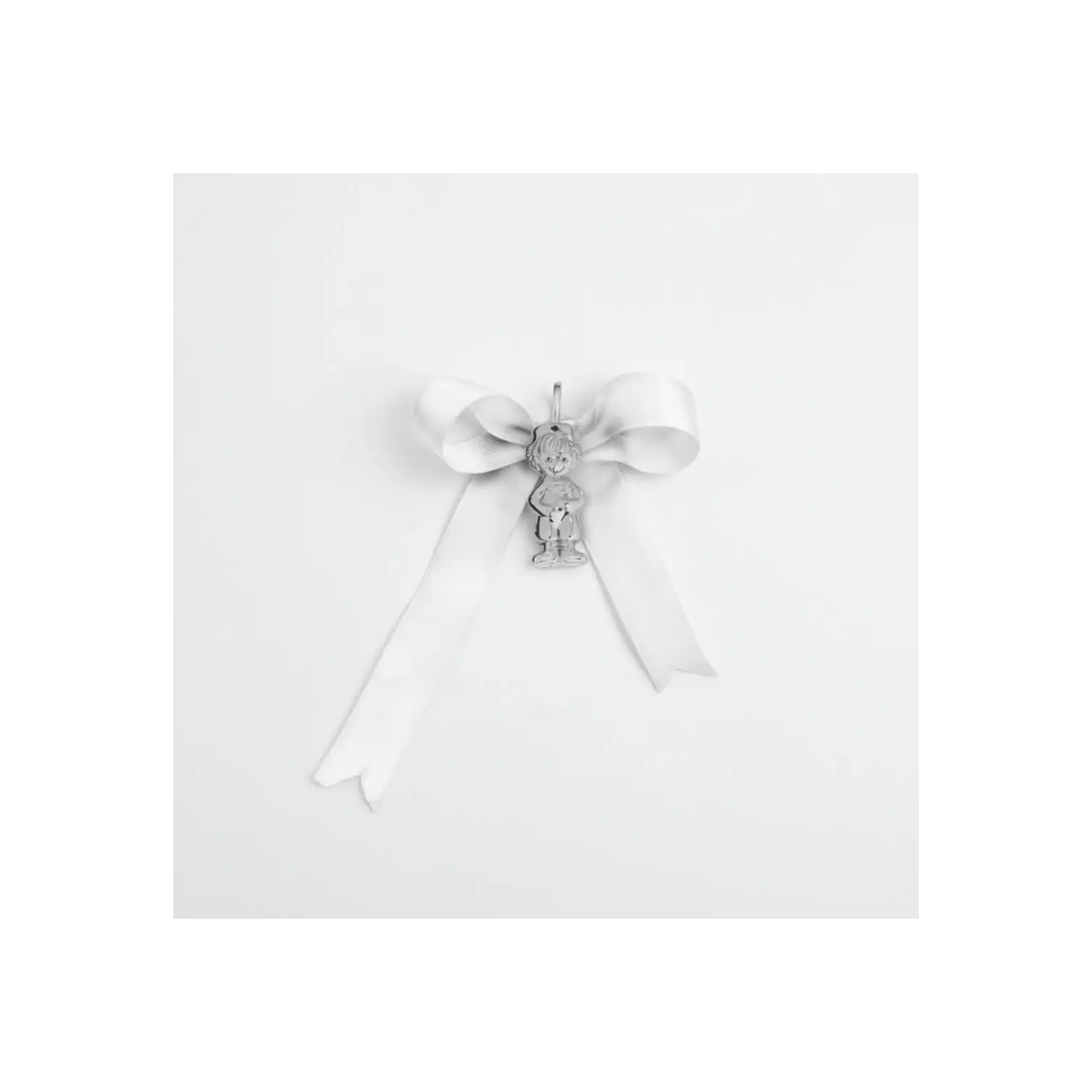 Accesoriu botez argint masiv baietel