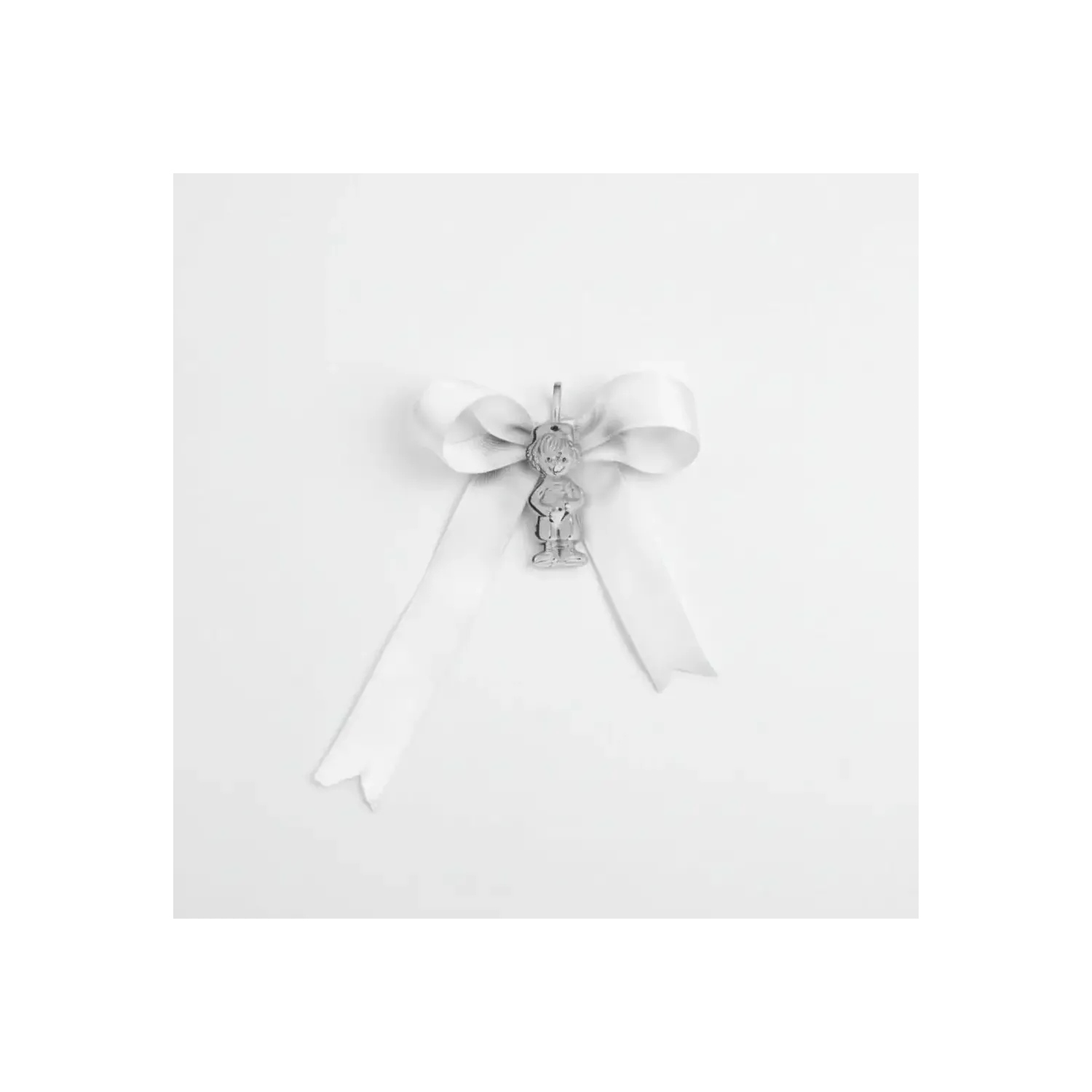Accesoriu botez argint masiv baietel