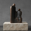Statueta bronz "Parinti impliniti"