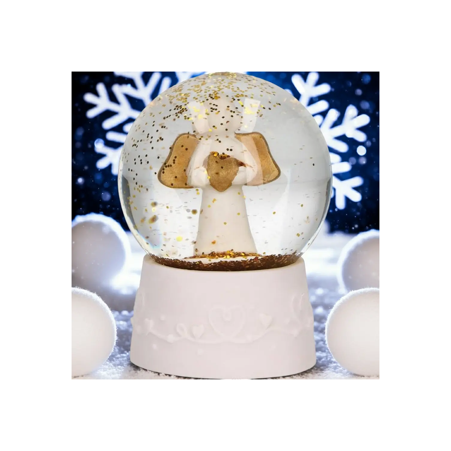 Glob decorativ "Ingeras cu inimioara"