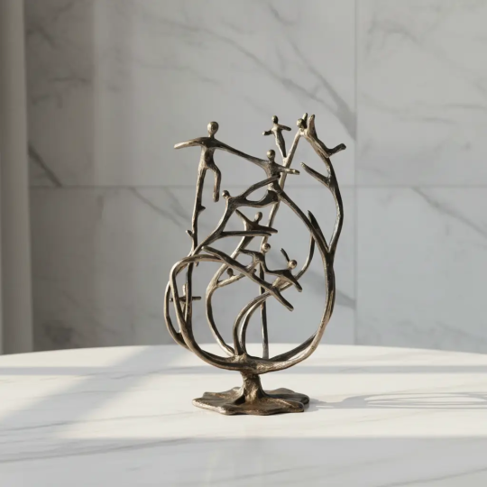 Statueta bronz "Echipa dinamica"