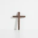 Cruce bronz masiv Calvary