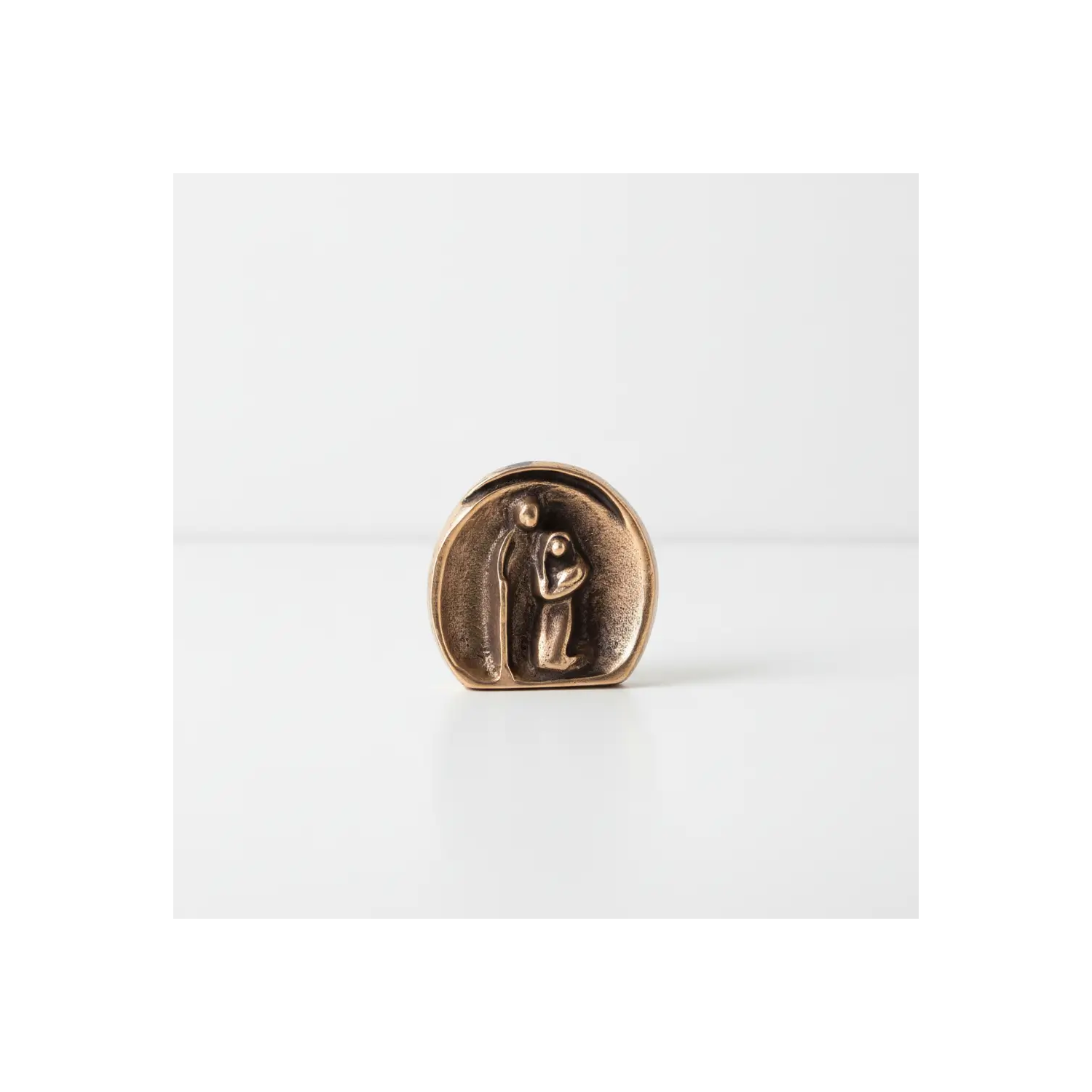 Relief bronz "Nou nascut"