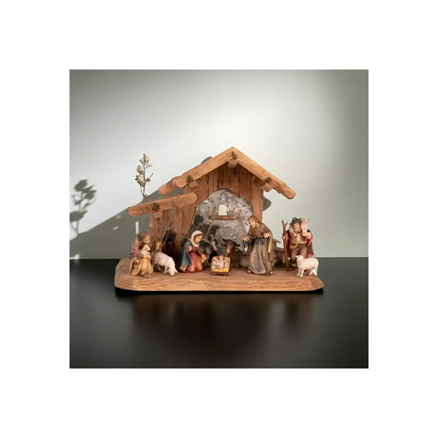 Decor "Bethlehem" lemn, 13 piese