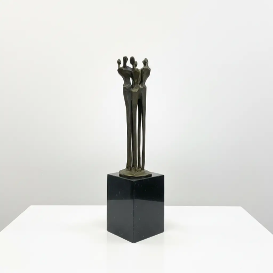 Statueta bronz masiv "Unitate" 50cm