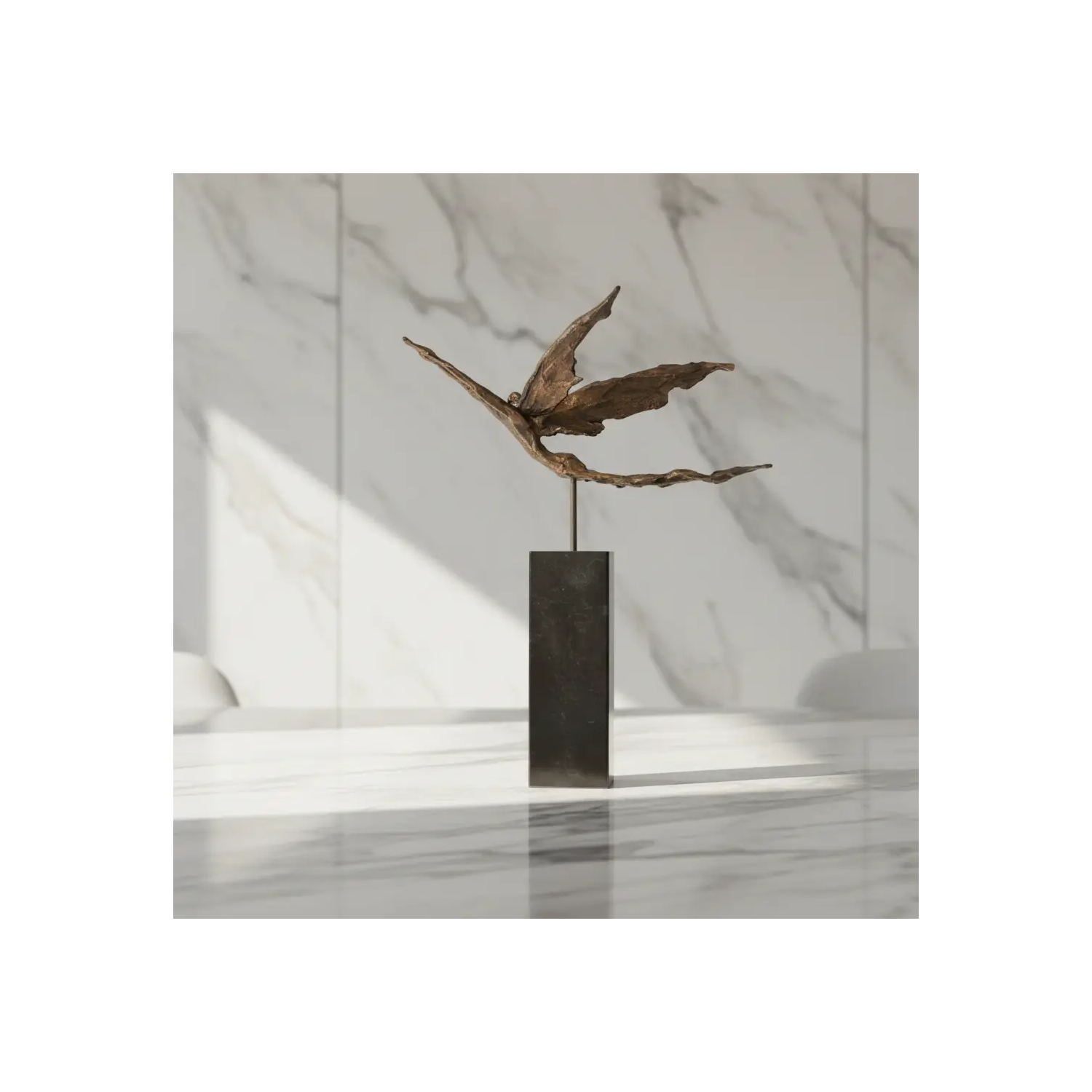 Statueta bronz "Prinde aripi"