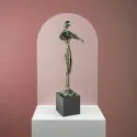 Statueta bronz "Omul cu vioara"