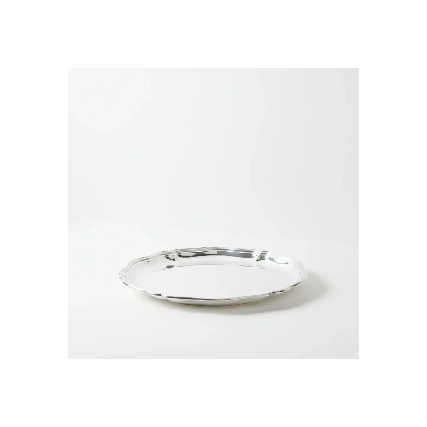 Platou argint masiv Settecento 20cm