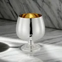 Pahar argint masiv Brandy placat cu aur