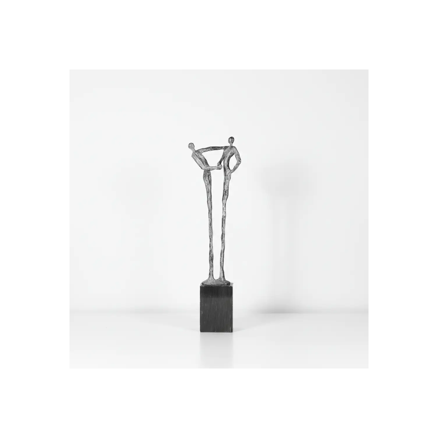 Statueta bronz masiv "Multumesc" XL