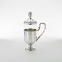 Cana ceai argint masiv cu capac Impero