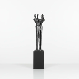 Statueta bronz "Umar langa umar suntem o forta"