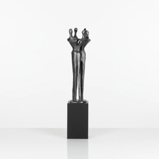 Statueta bronz "Umar langa umar suntem o forta"
