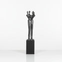 Statueta bronz "Umar langa umar suntem o forta"
