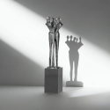 Statueta bronz "Umar langa umar suntem o forta"