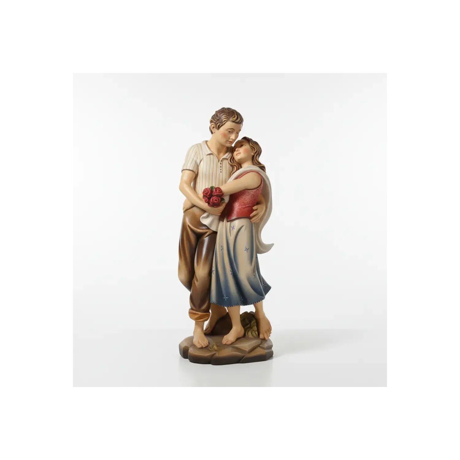 Statueta lemn "Indragostiti", 30cm
