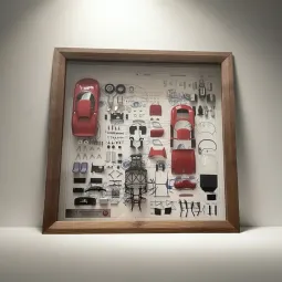 Macheta Model Art Ferrari 250 LM 1:18