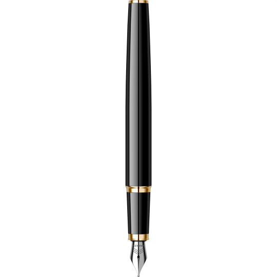 Set stilou Parker IM Gold placat cu aur cu notes