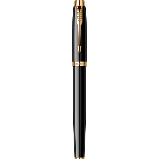 Set stilou Parker IM Gold placat cu aur cu notes