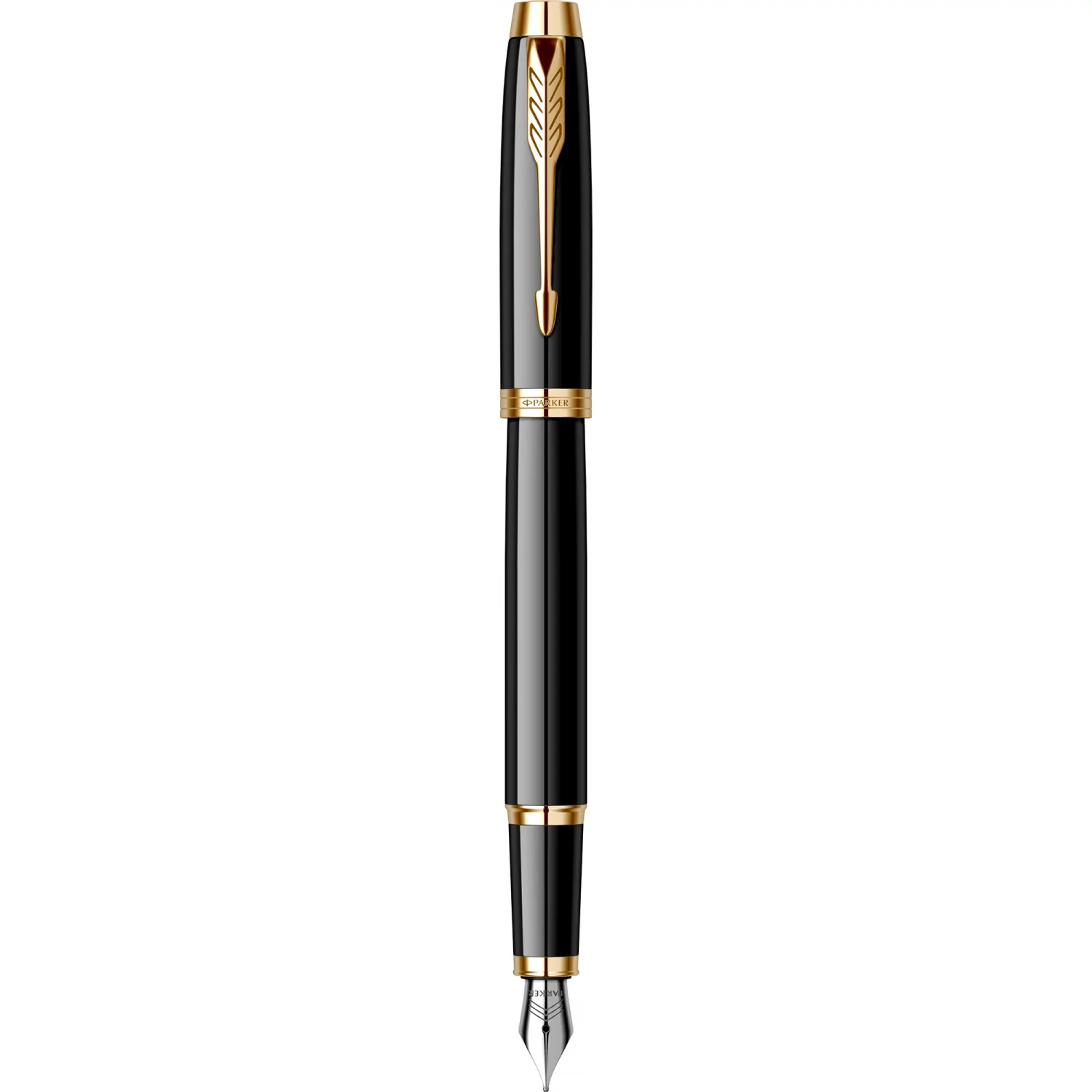 Set stilou Parker IM Gold placat cu aur cu notes