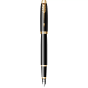 Set stilou Parker IM Gold placat cu aur cu notes