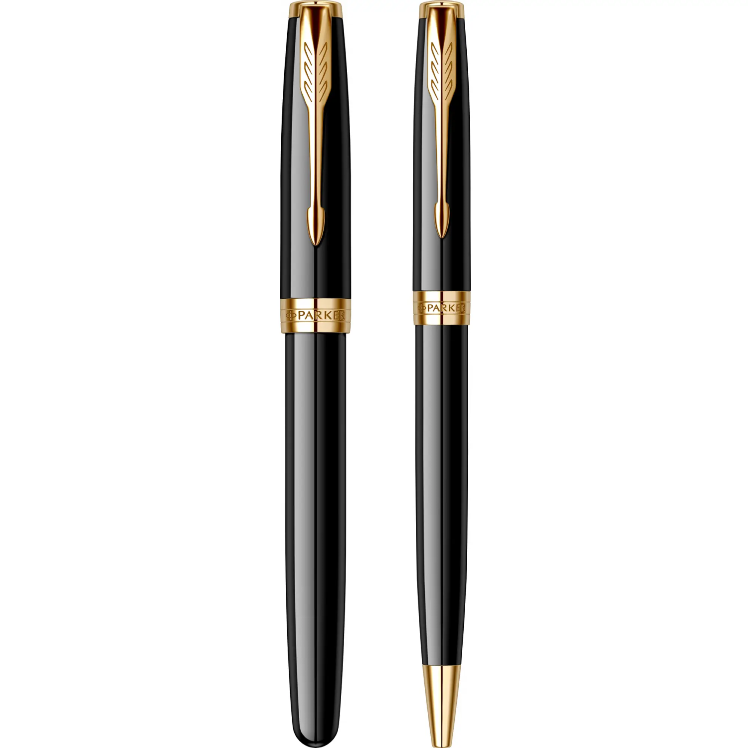 Set Parker Sonnet Royal pix si stilou cu penita aur masiv 18k