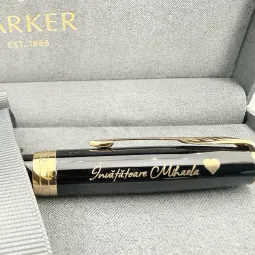 Stilou Parker Sonnet Royal placat cu aur 23k