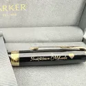 Stilou Parker Sonnet Royal placat cu aur 23k