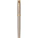 Set pix si stilou Parker IM Royal Premium Warm Silver